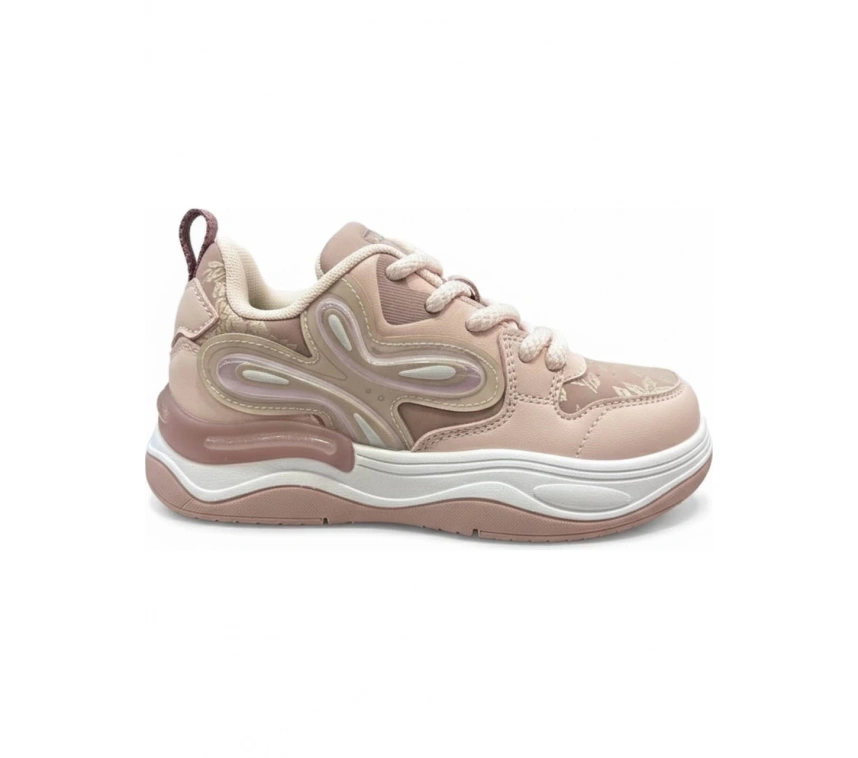 PEPİNO FK25-1990 FİLET ORTOPEDİ SPOR AYAKKABI GÜL KURUSU PUDRA