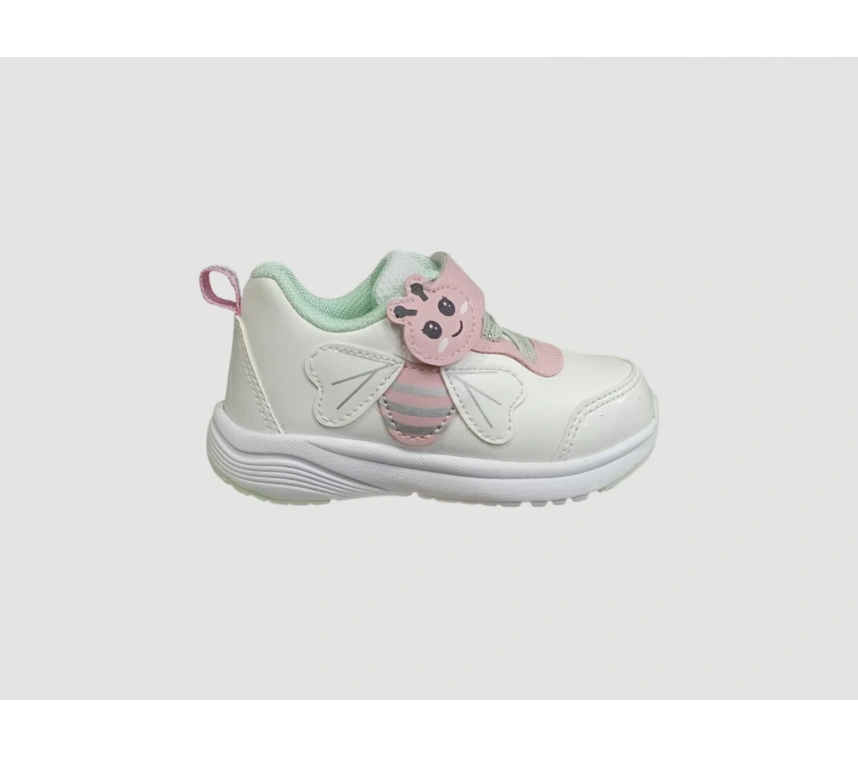 PEPİNO İK25-1931 İLK ADIM ORTOPEDİ SPOR AYAKKABI BEYAZ PEMBE