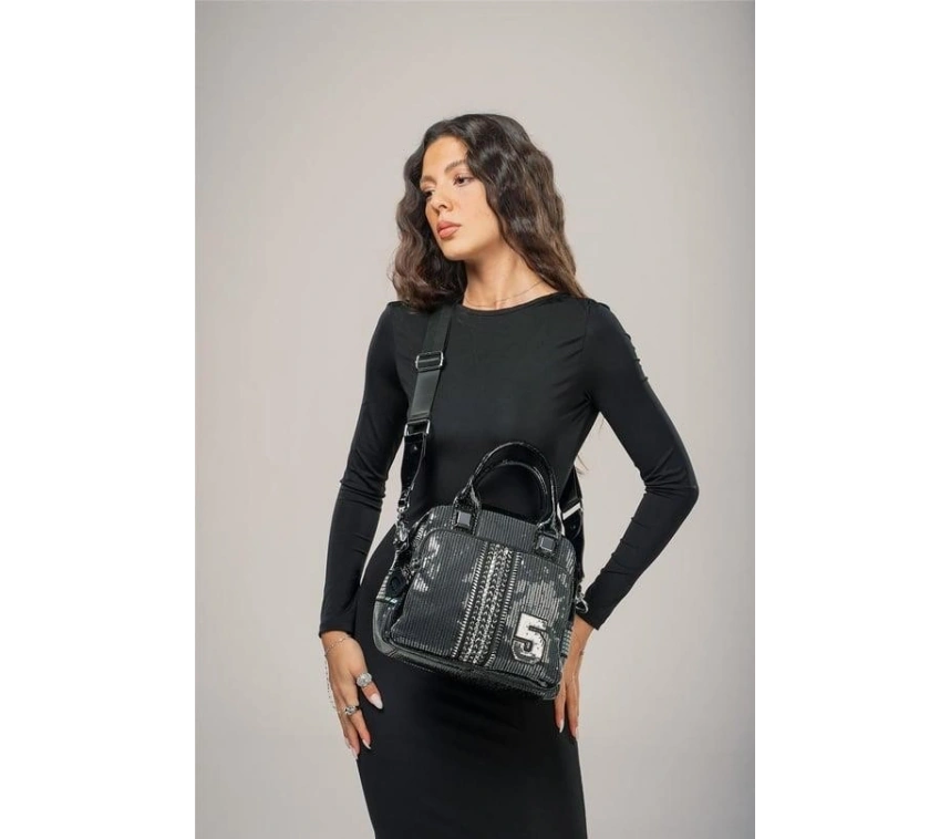 Tuka Siyah Cilt Kol Ve Omuz Çantası