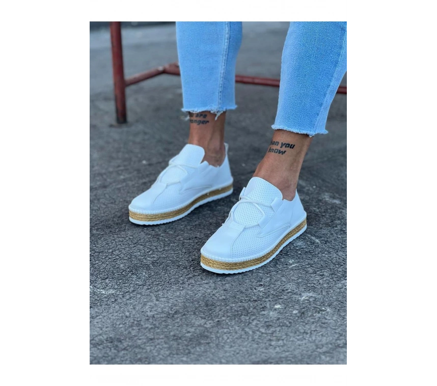 WG015 Beyaz Erkek Casual Ayakkabı