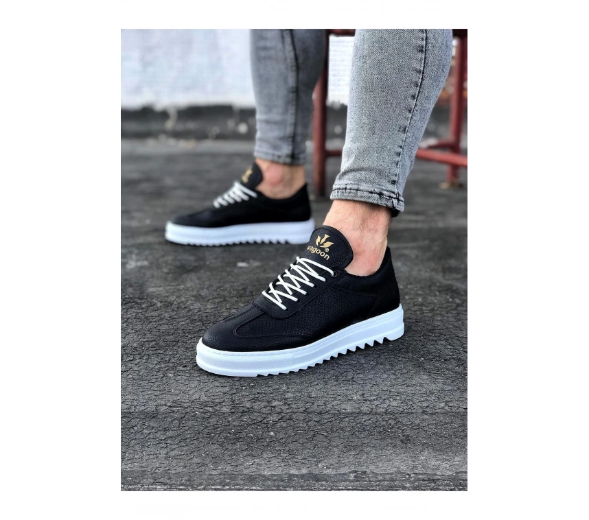 WG022 Siyah Erkek Casual Ayakkabı