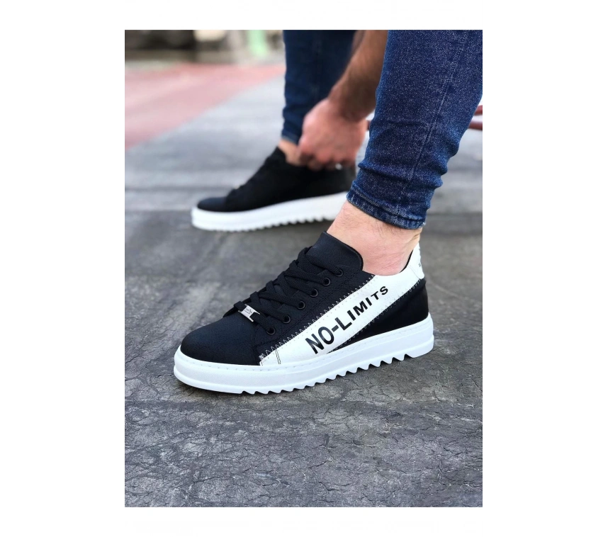 WG027 Siyah Beyaz No Limit Erkek Casual Ayakkabı