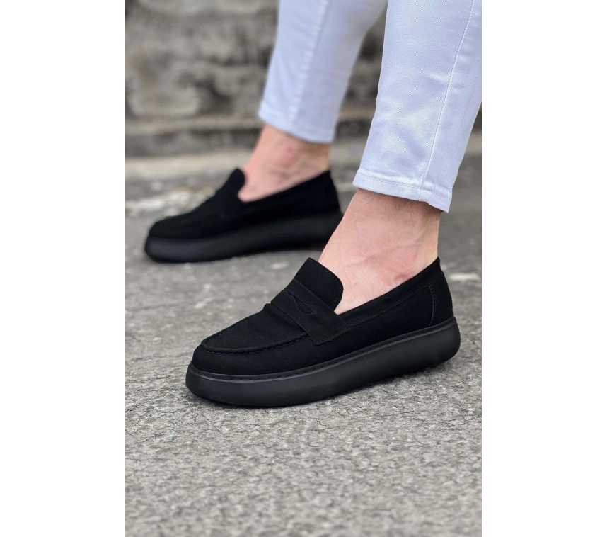 WG161 Kömür Süet Erkek Casual Ayakkabı