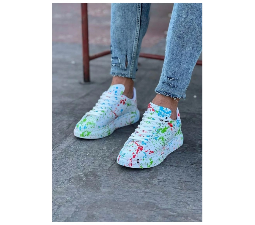 WG501 Yeşil Boyalı Erkek Casual Ayakkabı