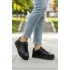 LUFIAN ADEL KADIN DERİ SNEAKER AYAKKABI SİYAH