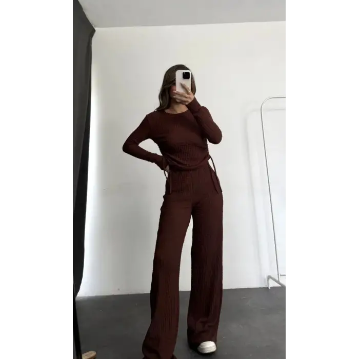 Bubble alt üst takım kahve pt510446