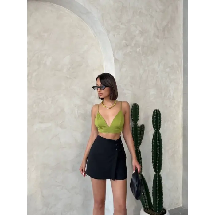 Kuş gözü şort etek s25819