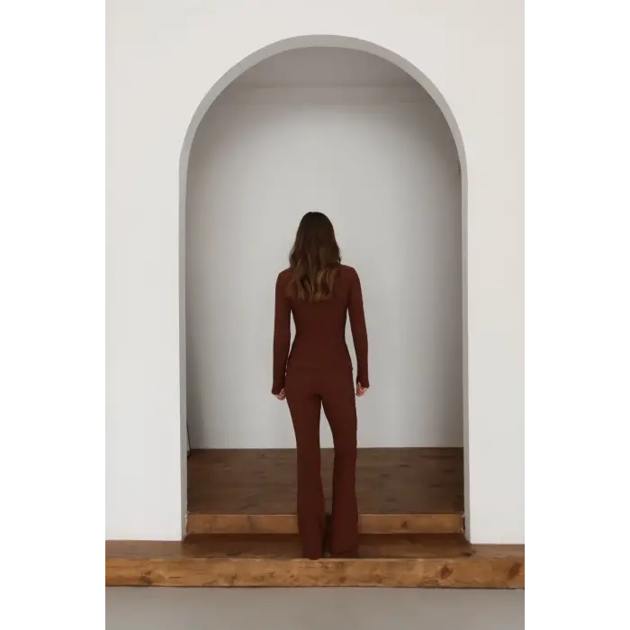 Ottoman alt üst takım kahve pt510442