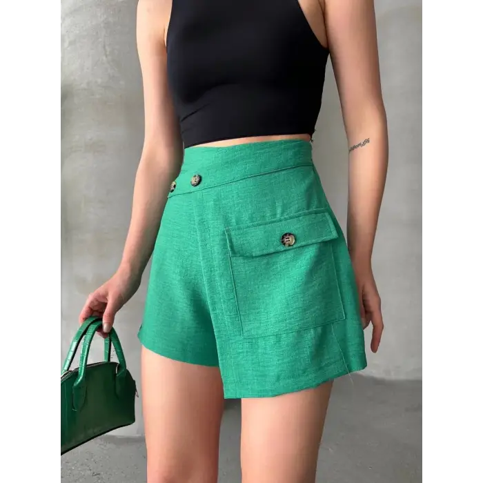 Tek cepli şort etek