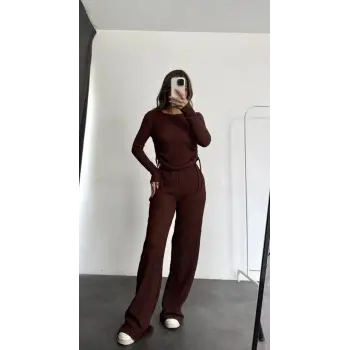 Bubble alt üst takım kahve pt510446