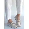 Otra Bej Cilt Babet Ayakkabı