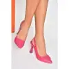 Pıert Fuşya Cilt Topuklu Ayakkabı