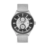 Ferro Silver Wicker Cord Mens Wristwatch F11090C-J2