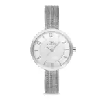 Ferro Silver Wicker Cord Womens Wristwatch F1908C-1003-A