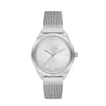 Ferro Silver Wicker Cord Womens Wristwatch F21073C-A