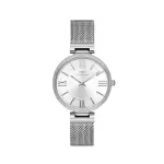 Ferro Silver Wicker Kordon Womens Wristwatch F21155C-A