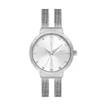 Ferro Silver Wicker Cord Womens Wristwatch F2996C-1109-A