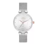 Ferro Silver Wicker Cord Womens Wristwatch F40087C-E