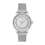 Ferro Silver Wicker Cord Womens Wristwatch F40090C-A