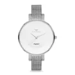 Ferro Silver Wicker Cord Womens Wristwatch F81707-838-A