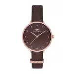 Ferro Brown Leather Cord Womens Watches F21087B-S6