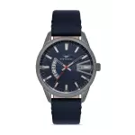 Ferro Navy Blue Leather Cord Mens Wristwatch F11911B-ZD
