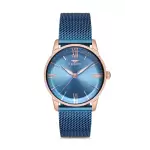 Ferro Blue Wicker Kordon Womens Wristwatch F21182C-T