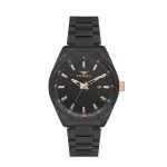 Ferro Black Steel Cord Mens Wristwatch F11240A-G