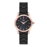 Ferro Black Steel Cord Womens Wristwatch F21071A-1102-R