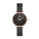 Ferro Black Steel Cord Womens Wristwatch F21076A-116-R