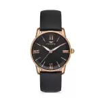 Ferro Black Leather Cord Womens Wristwatch F21182B-R