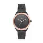 Ferro Black Wicker Cord Womens Wristwatch F21073C-R