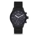 Ferro Black Silicone Cord Womens Wristwatch FM61283-494-G2