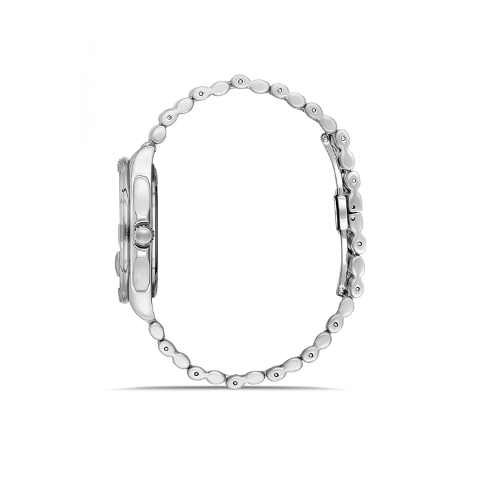 Ferro Gümüş Çelik Kordon Erkek Kol Saati FM43017A-A3 Tüm Fonksiyonlar Aktif 3 ATM Su Geçirmez