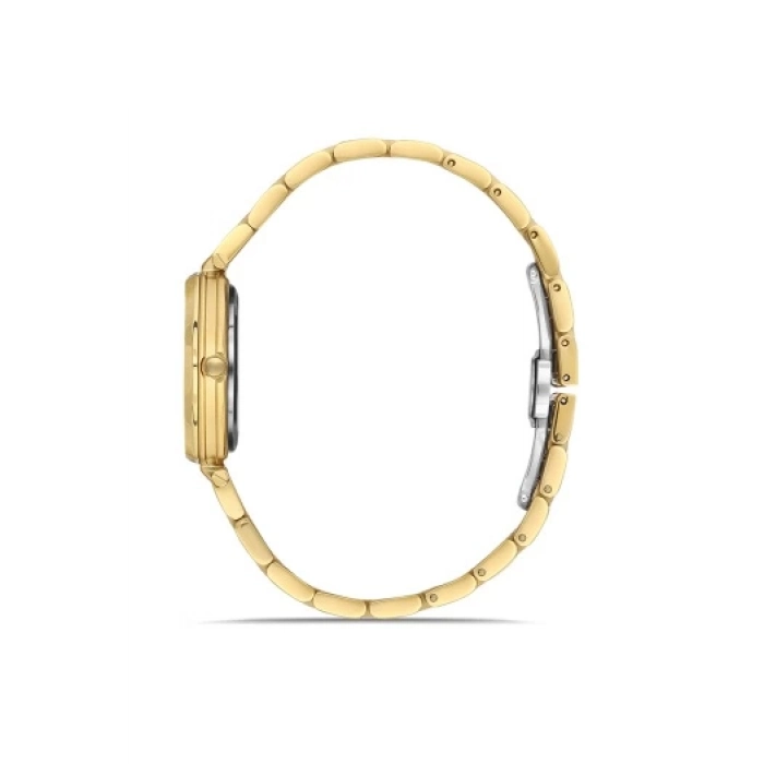 Ferro Sarı Çelik Kordon Kadın Kol Saati FL43006A-B6 3ATM Su Geçirmez 2 Yıl Garantili HediyePaketli