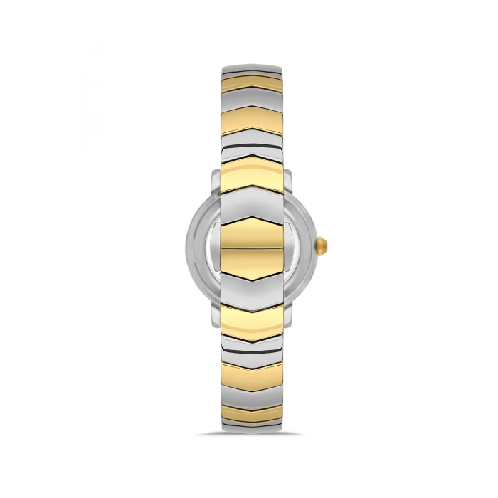 Ferro Sarı ve Gümüş Çelik Kordon Kadın Kol Saati FL43009A-D 3ATM Su Geçirmez 2 Yıl Garantili