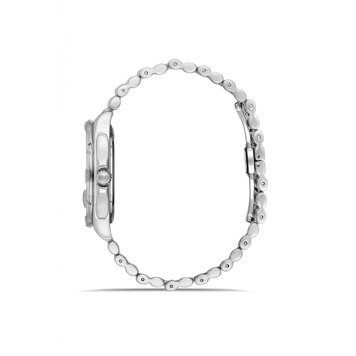 Ferro Gümüş Çelik Kordon Erkek Kol Saati FM43017A-A6 Tüm Fonksiyonlar Aktif 3 ATM Su Geçirmez