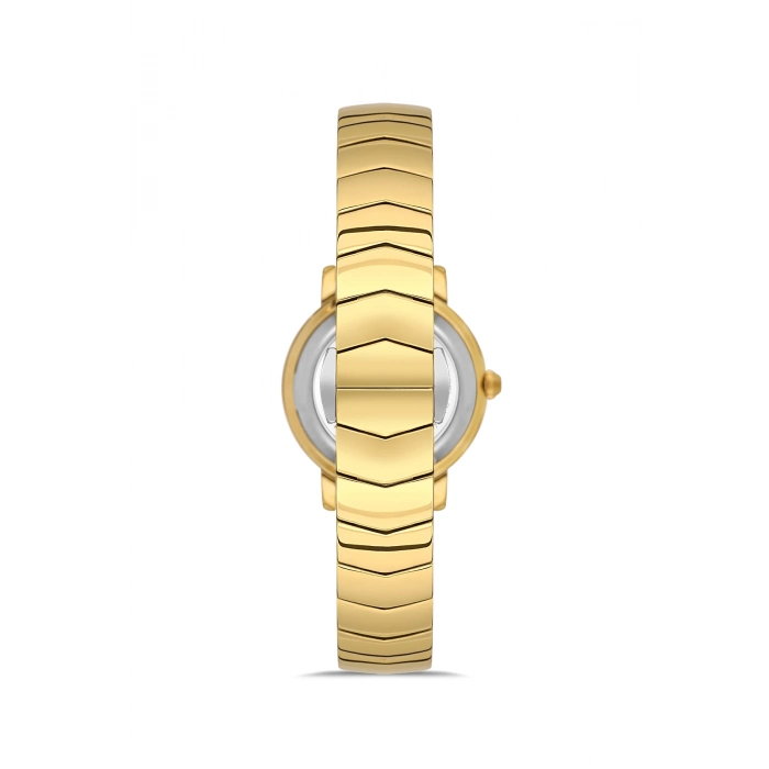 Ferro Sarı Çelik Kordon Kadın Kol Saati FL43009A-B6 3ATM Su Geçirmez 2 Yıl Garantili HediyePaketli