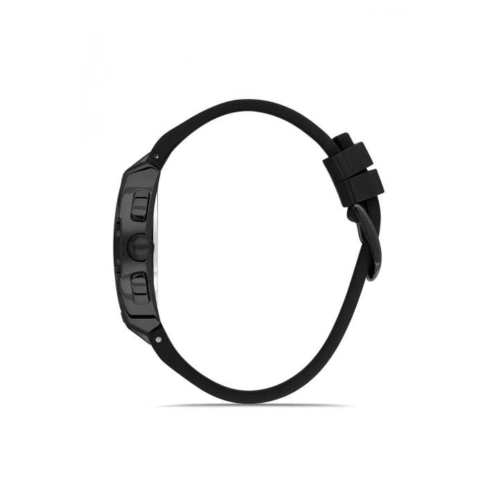 Ferro Siyah Silikon Kordon Erkek Kol Saati FM11527DWT-G Fonksiyonları Aktif 3ATM Su Geçirmez