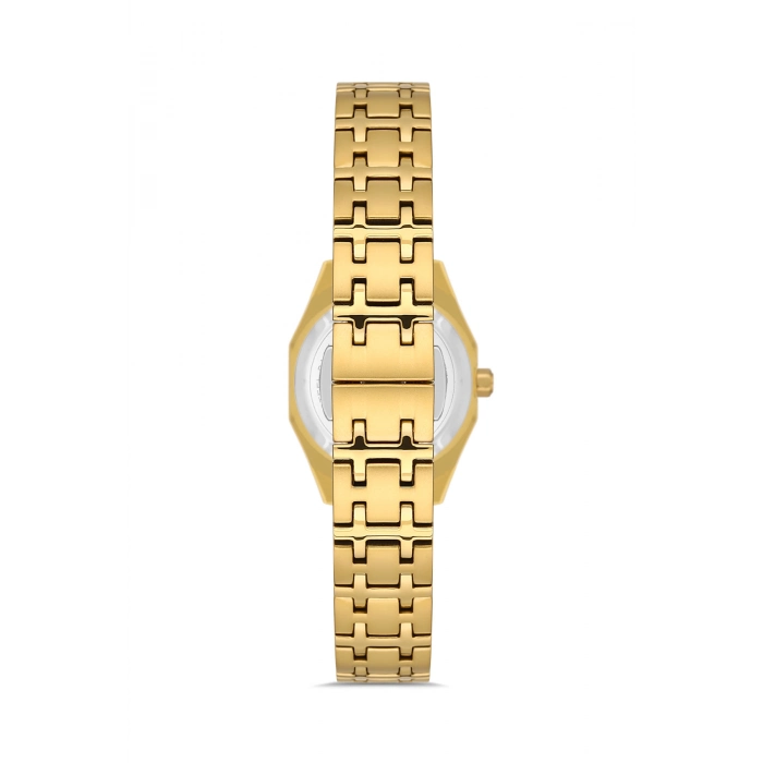 Ferro Sarı Çelik Kordon Kadın Kol Saati FL43019A-B 3ATM Su Geçirmez 2 Yıl Garantili HediyePaketli