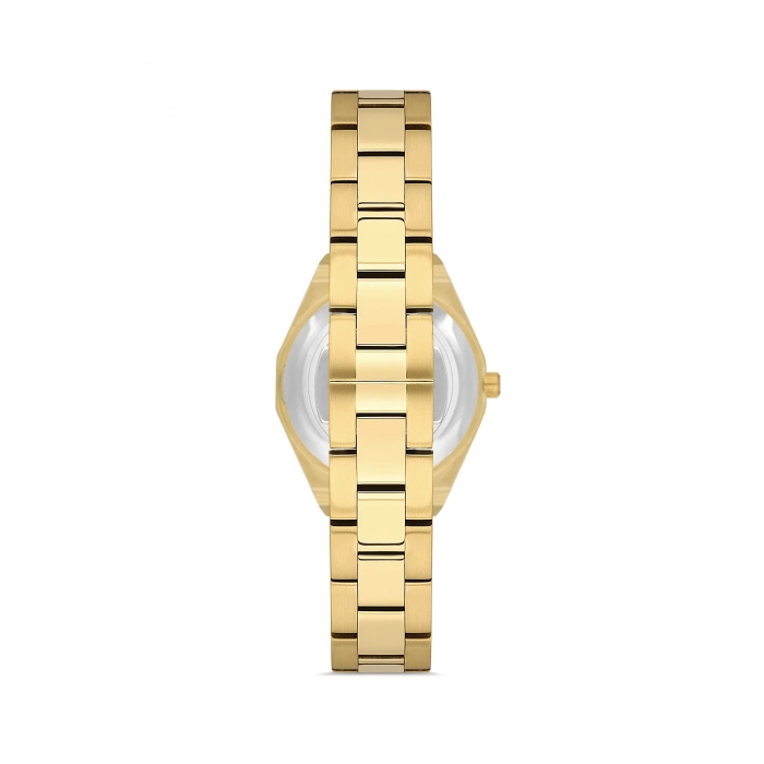 Ferro Sarı Çelik Kordon Kadın Kol Saati FL43014A-B 3ATM Su Geçirmez 2 Yıl Garantili HediyePaketli