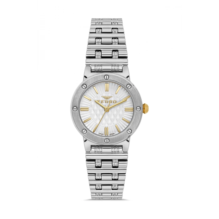 Ferro Gümüş Çelik Kordon Kadın Kol Saati FL43010A-A