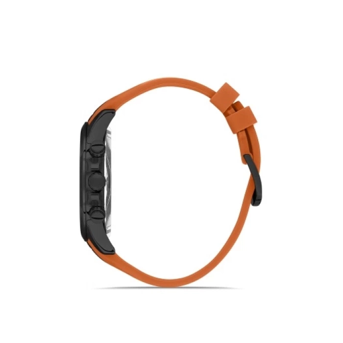 Ferro Turuncu Silikon Kordon Erkek Kol Saati FM11379DWT-ZL Fonksiyonları Aktif 3ATM Su Geçirmez