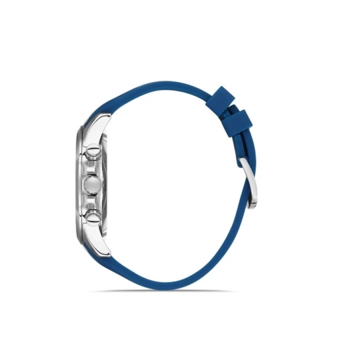 Ferro Lacivert Silikon Kordon Erkek Kol Saati FM11379DWT-L3 Fonksiyonları Aktif 3ATM Su Geçirmez