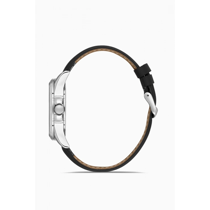 Ferro Siyah Deri Kordon Erkek Kol Saati F11779B-J2 3 ATM Su Geçirmez 2 Yıl Garantili Hediye Paketli