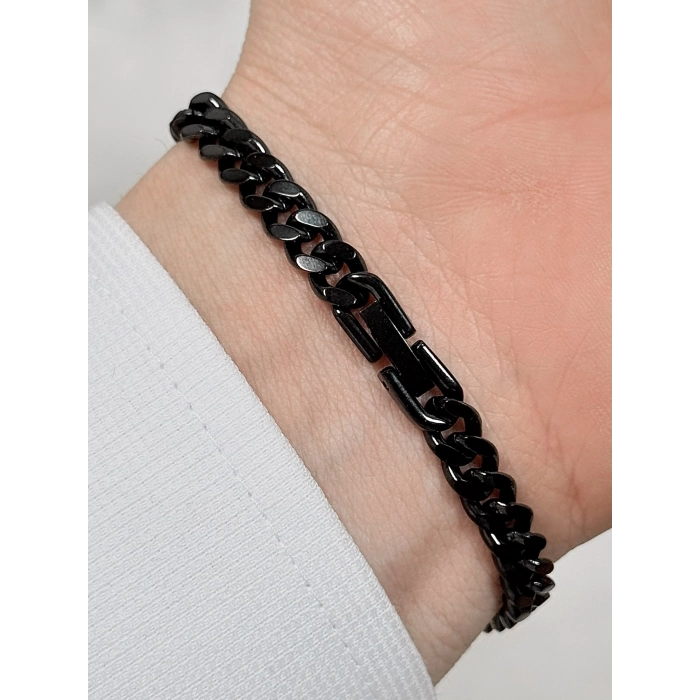 Siyah Çelik Erkek Bileklik FRJ10174A-G 2 Yıl Garantili Hediye Paketli