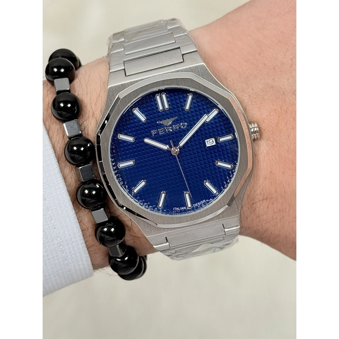 Ferro Gümüş Çelik Kordon Erkek Kol Saati FM40151A-A3