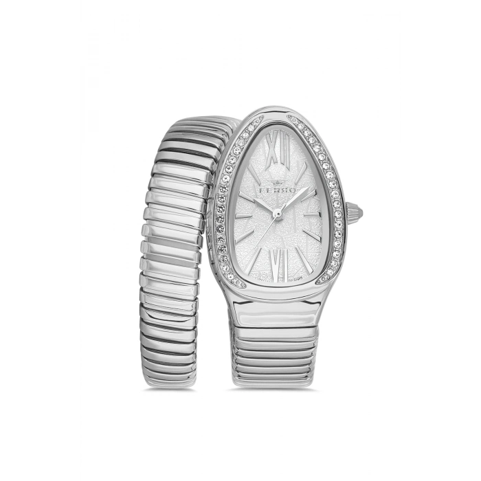 Ferro Gümüş Çelik Kordon Kadın Kol Saati FL40154A-A 3ATM Su Geçirmez 2 Yıl Garantili HediyePaketli