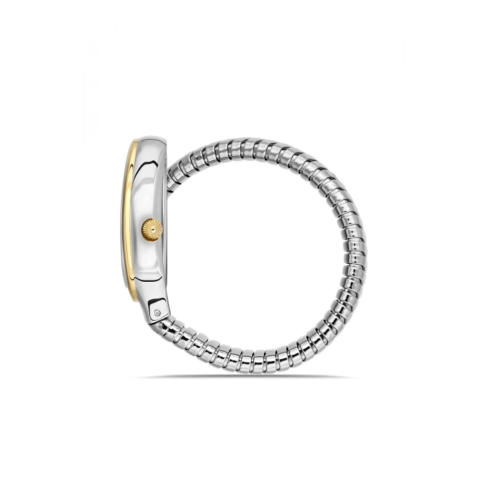 Ferro Sarı ve Gümüş Çelik Kordon Kadın Kol Saati FL40165A-D3 3ATM Su Geçirmez 2 Yıl Garantili