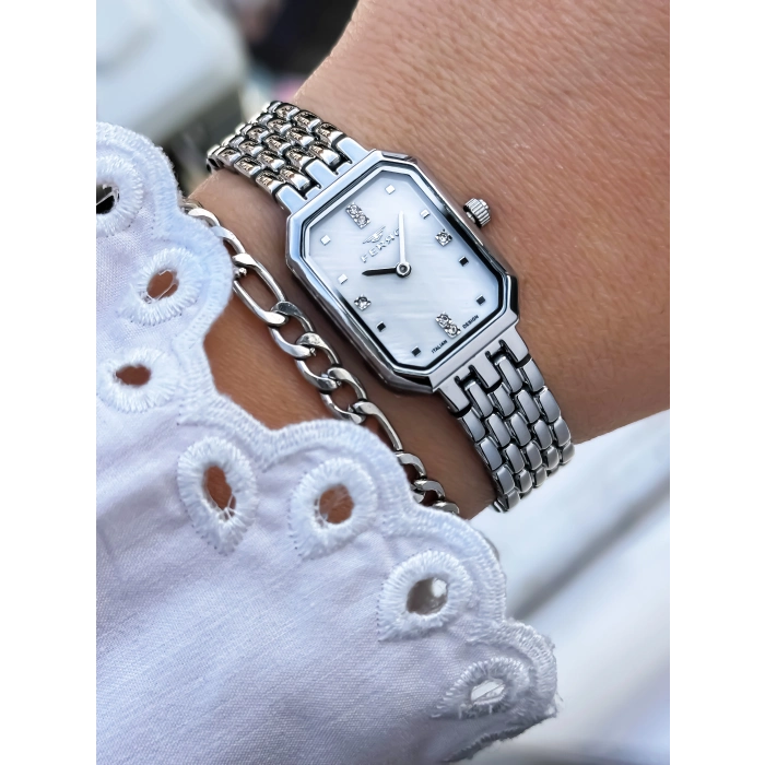 Ferro Gümüş Çelik Kordon Kadın Kol Saati FL21752A-A 3ATM Su Geçirmez 2 Yıl Garantili HediyePaket